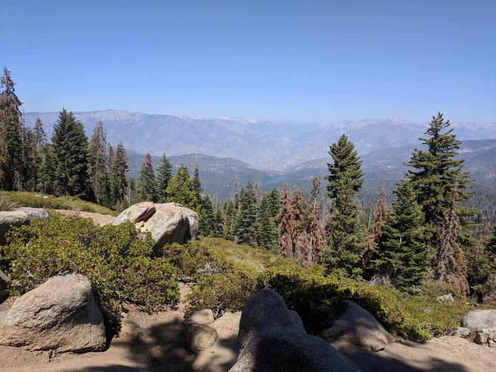 High in the Sierra's